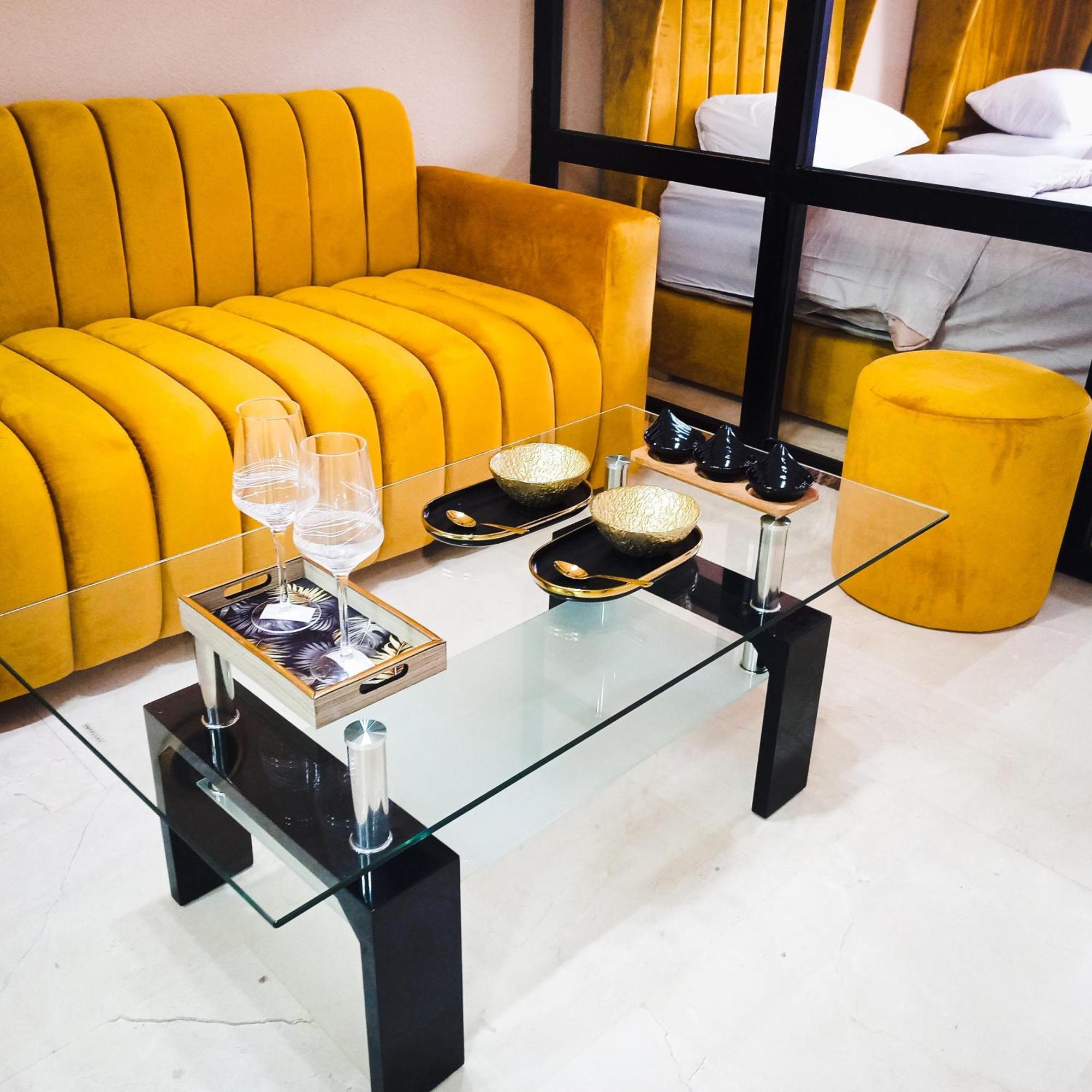 טנג'יר Moderne Appartement Au Plein Centre-Ville En Face Hilton & La Gare De Train Tgv Avec Climatisation מראה חיצוני תמונה